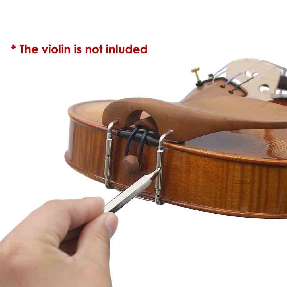 Tecla de ajuste del soporte de la barbilla del violín. Piezas de violín accesorios de violín rápida