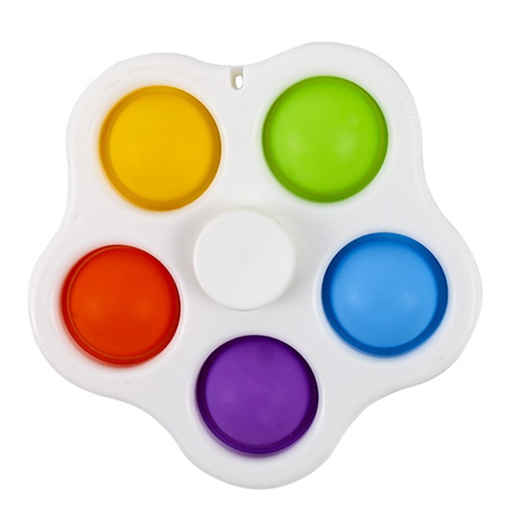 Silikon drücken-blasiert Sensorischen Zappeln Spielzeug Autismus Spezielle Bedürfnisse Blume bilden Stressabbau Spielzeug für Erwachsene Art