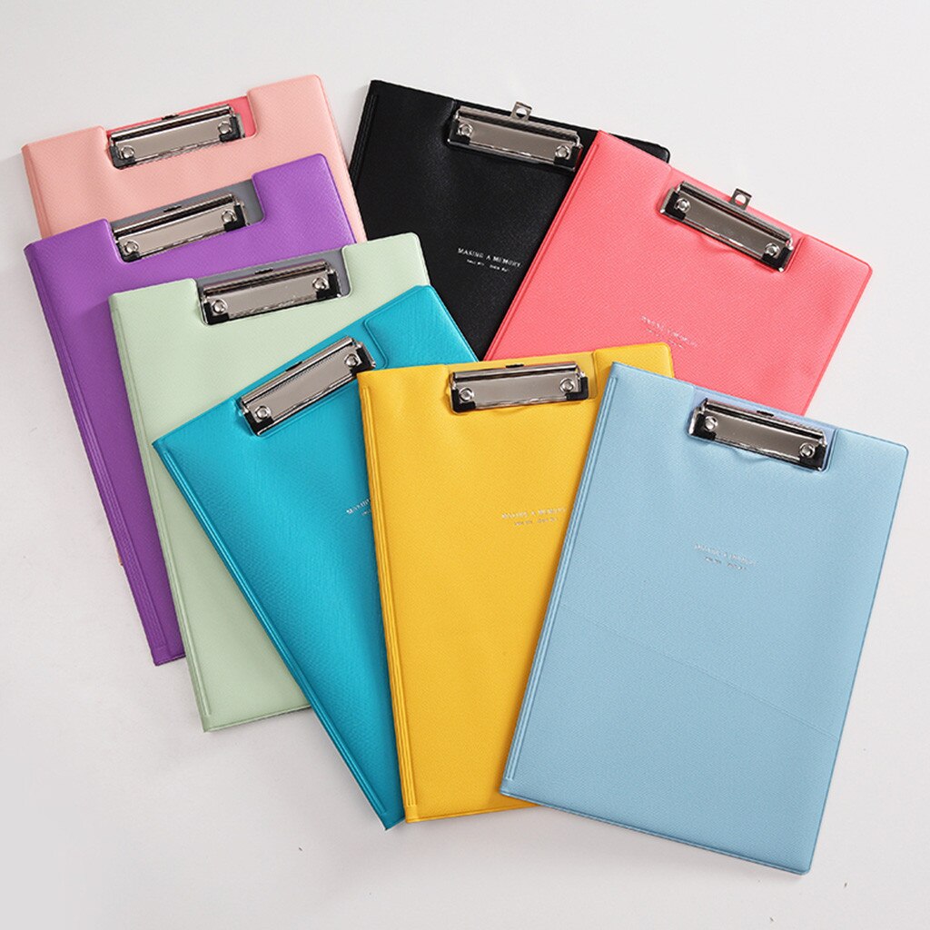 A4 File Document Bag Pouch Bill Folder Holder Organizer Fastener Office Supplies accessories portable File Folder