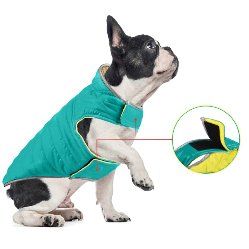 Waterdichte Warme Hondenkleding Huisdierjas Wintervest Gewatteerde Jas