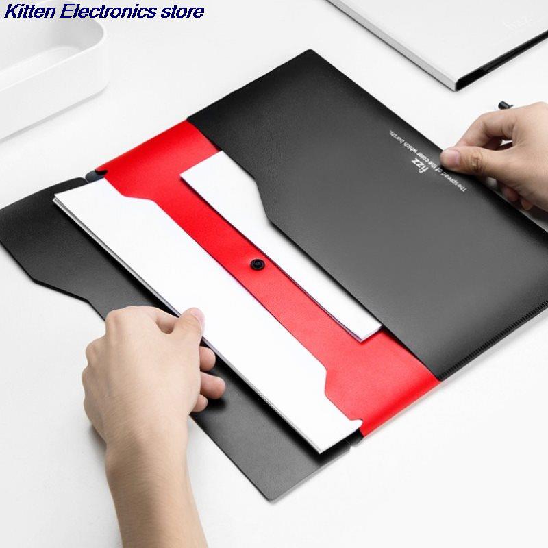 1PC Filing Product A4 File Folder Office Desk Organizer 2-layer File Bag Office Supplies