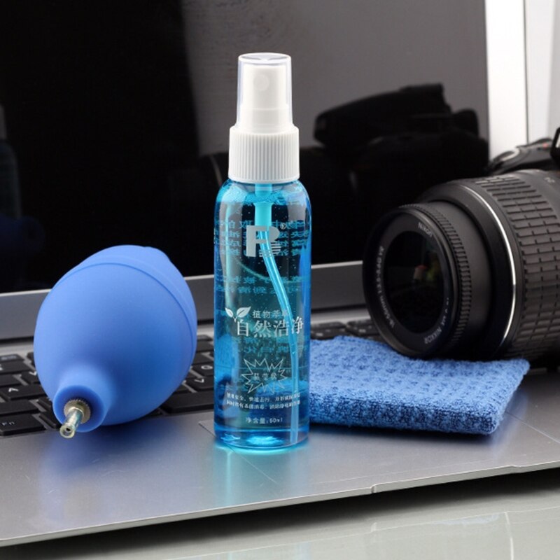 Camera Lens Cleaning Kit - Air Blower, Cleaning Brush, Clean Cloth