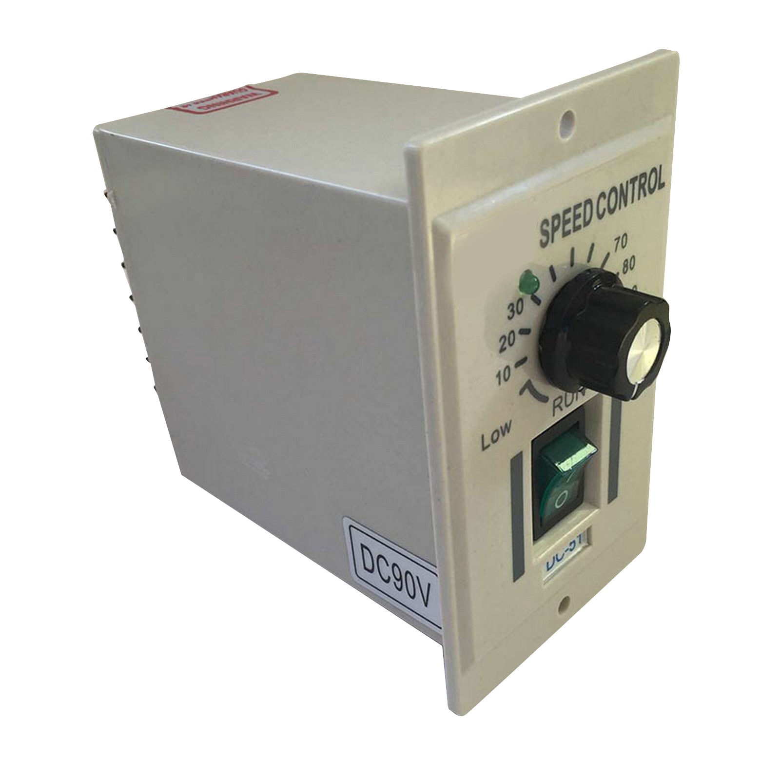 Ac 110V 400W Knop Motor Speed Controller Dc 0-90V Variabele Snelheid Regulator Geschikt Voor 90V Dc Motor