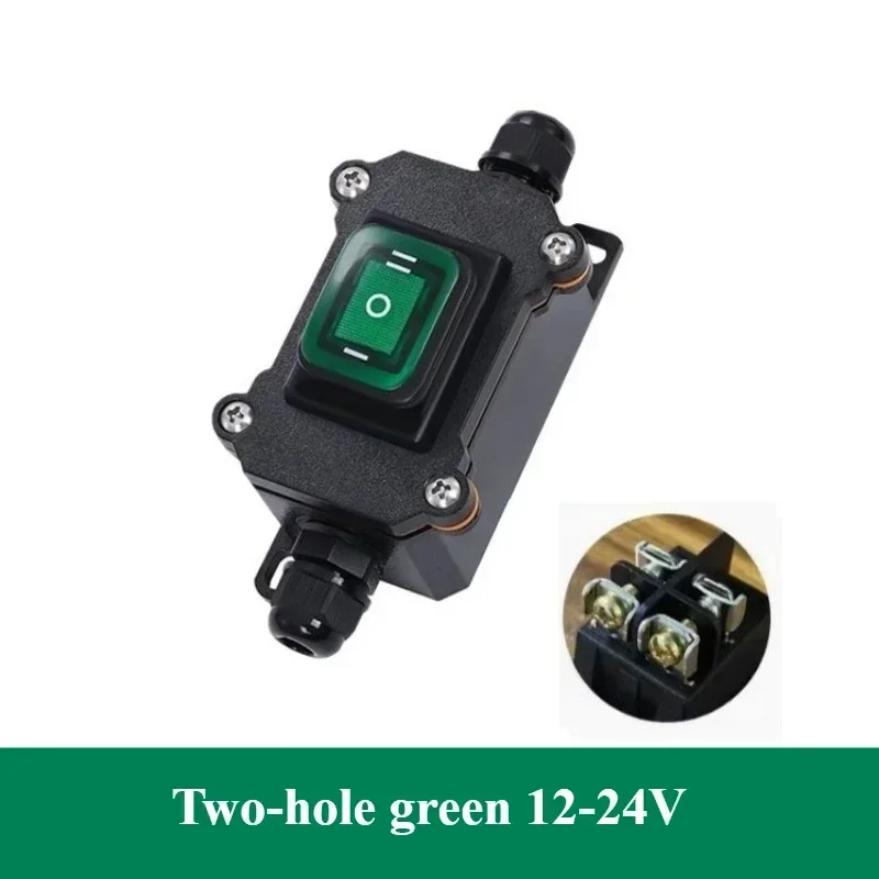 Waterdichte schakelaar Waterdichte scheepstype schakelaar 220V/24V/16A/30A Regenbestendig buiten de elektrische kamerAmpere boxSeconde versnelling IP65: GRIJS