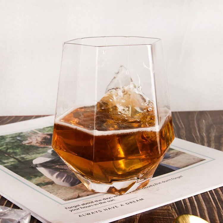 Water Glass Transparent Mug Drinking Glasses Diamond 3d Borosilicate Cup In Tumblers Juice Whiskey for Party Drinkware