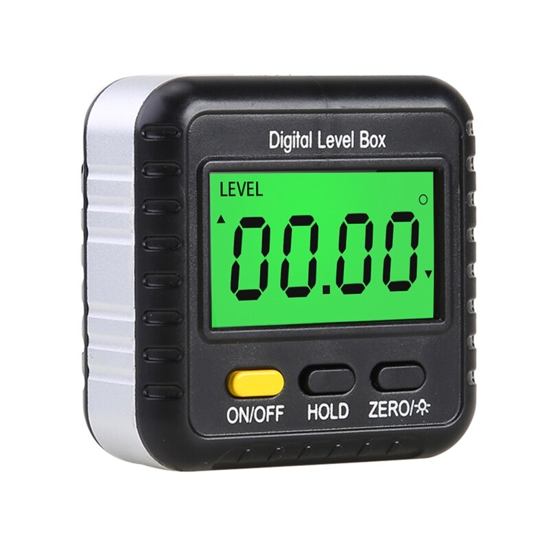 Digital Magnetic Level Bevel Gauge Inclinometer Woodworking with Table or Miter Saw Angle Finder Precise Measurement LCD