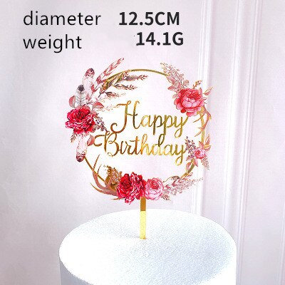 Happy Birthday Cake Topper Acrylic Letter Cake Toppers Party Supplies Happy Birthday Black Cake Decorations Boy 33 Designs: C