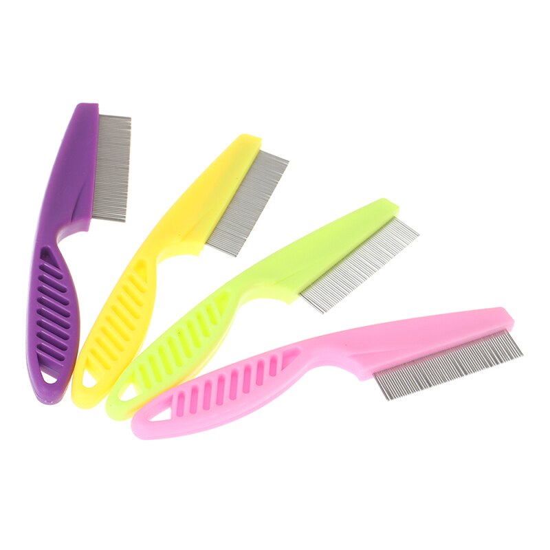Protect Flea Comb For Cats Dogs Pet Stainless Steel Comfort Flea Hair Grooming Tools Deworming Brush Short Long Hair Fur Remove