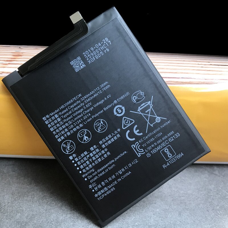 Original HB356687ECW 3340mAh batería para Huawei Honor 7X BND-L21 BND-L22 BND-AL10 BND-TL10 amigo SE BND-L24 baterías