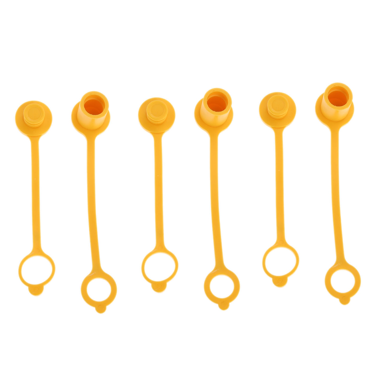 6pcs/set 1/4" Quick Disconnect Connect dust Cap Plug Propane/Natural LP Gas Rubber Adapter Convert to regulator hose Grill BBQ