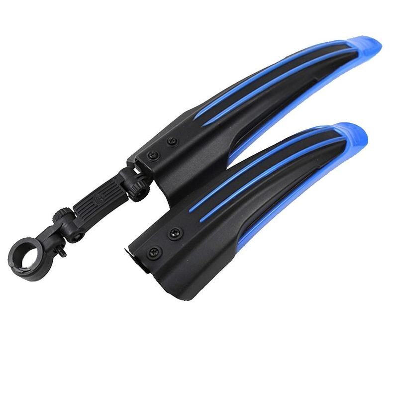 MTB Bicycle Fenders Front And Rear Wheel Fenders Riding Bicycle Accessories: Blue