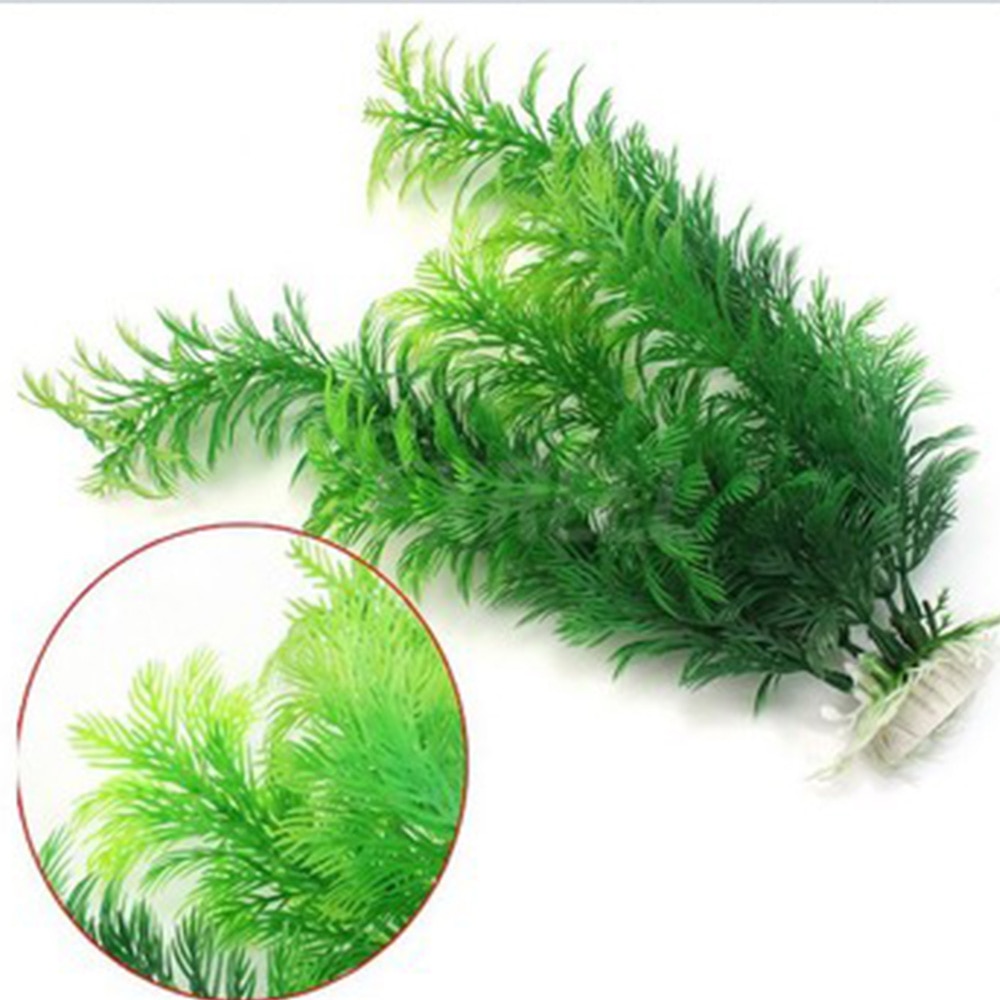 Simulation Artificial Plants Plastic Water Plant Decorative Grass Green Landscape Artificial Plants Fish Tank Aquarium Decor