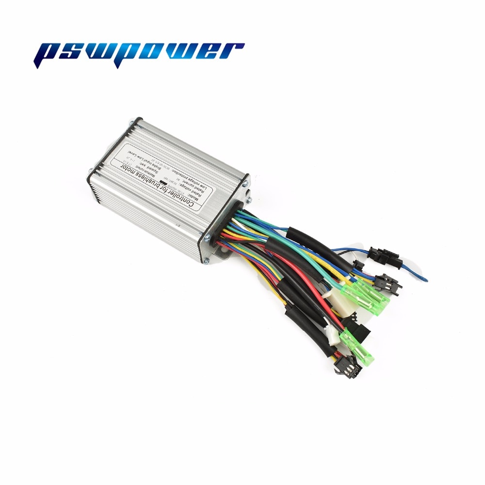 36V/48V 350W Brushless DC Sine Wave Controller ebike Electric Bicycle Hub Motor Controller with right output