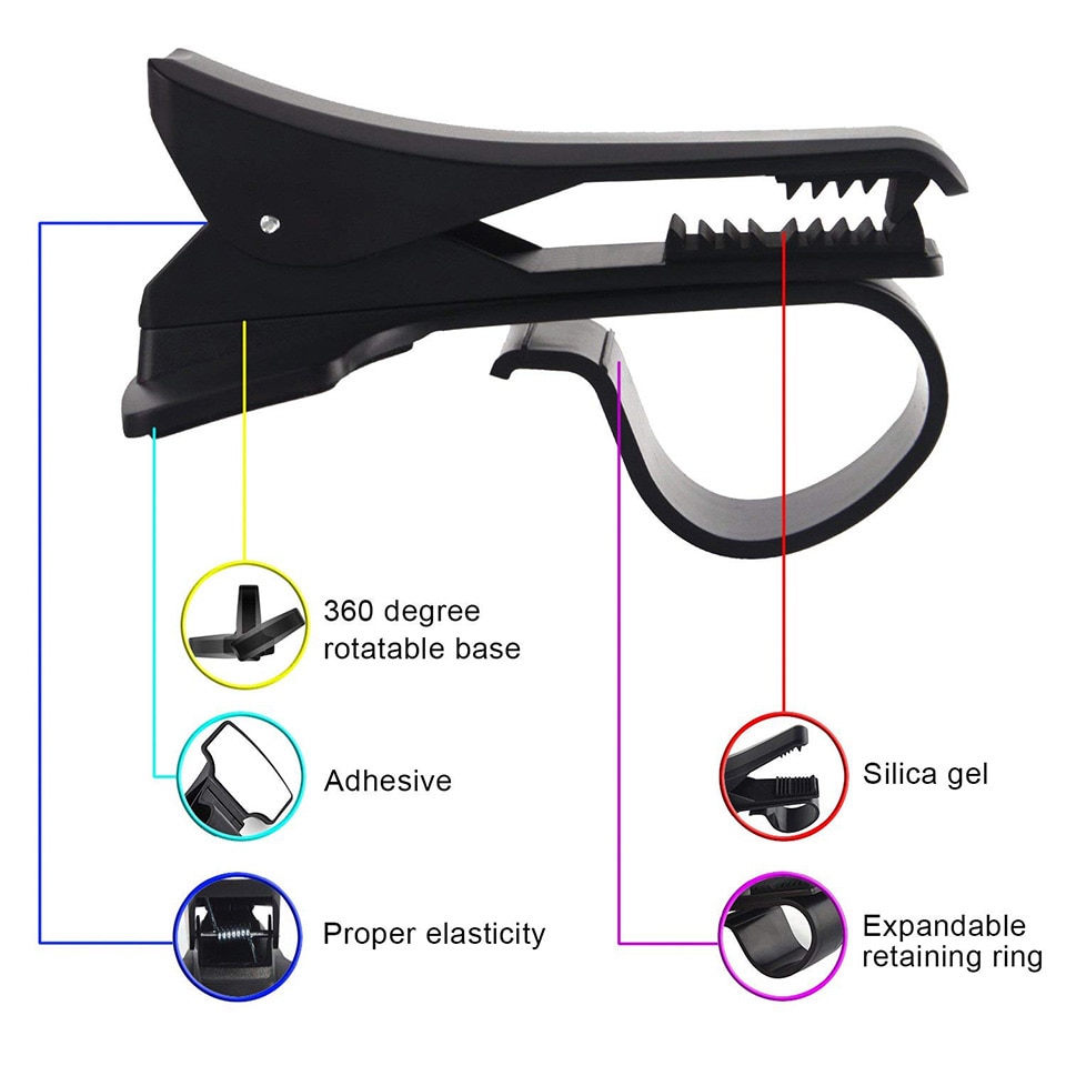 Car Phone Holder Degree Mobile Stand Mount for Volvo S80 Estate You T6 C70 V50 S40 C30 Lexus LC CT IS250C KIA Kue K5 Forte5 POP