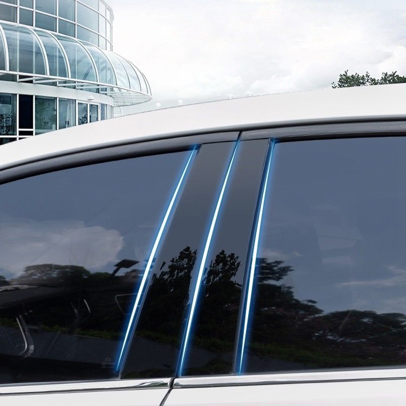 Pcmos Pc Deur B C Pijler Spiegel Plaat Molding Trim Past Voor Hyundai Tucson Exterieur Onderdelen Chroom styling Zwart