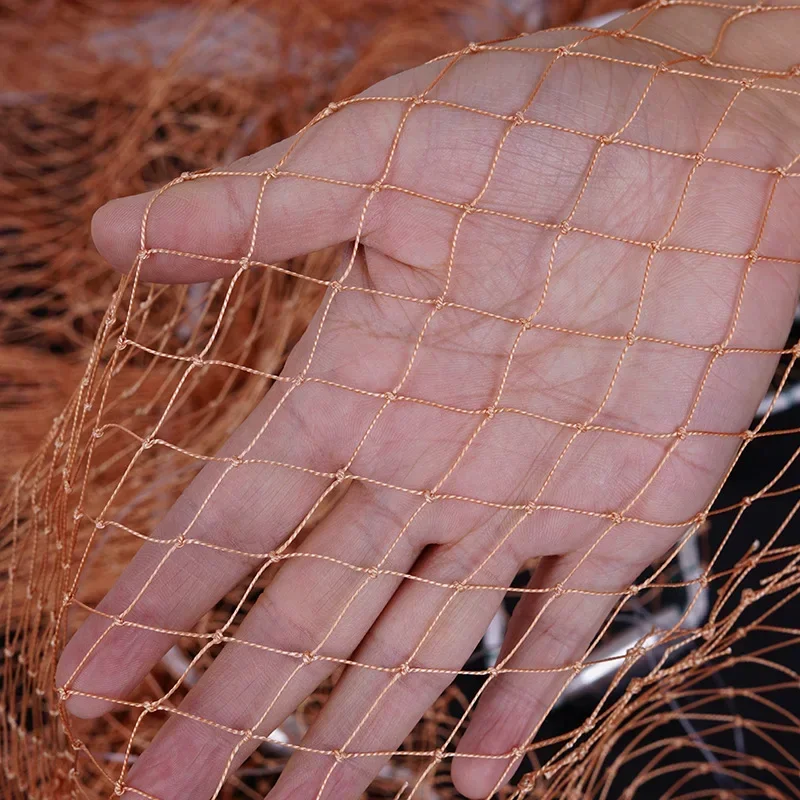 Lawaia Fishing net with Steel Pendant Braided Line Hand Throw Fishing Net with Big Plastic Blue Ring Network Tackle for Fishing