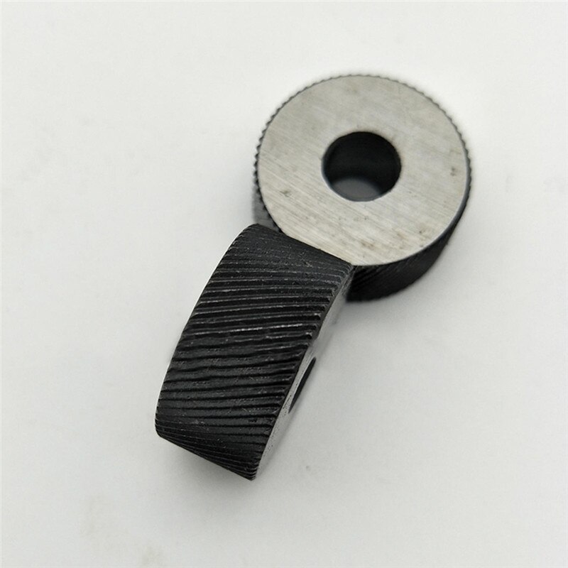 Juego de Herramientas moleteadoras negras, soporte lineal, vástago ajustable con ruedas, herramientas de torno