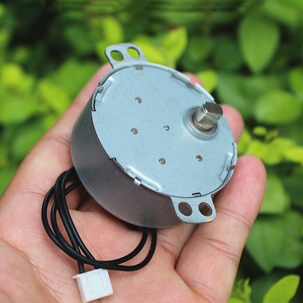 Ac 220v- växlad motor synkronmotor micro mini liten elektrisk växellåda kugghjul långsam hastighet reducering  ac220v 4 rpm