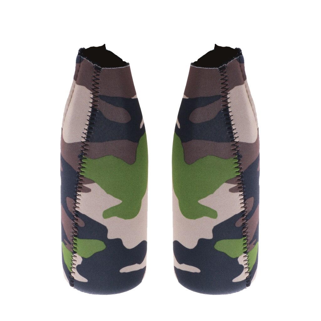 2 st zip up flask kylare flaska isolerat lock isolator - kamouflage - bröllopsfest gynnar förnödenheter