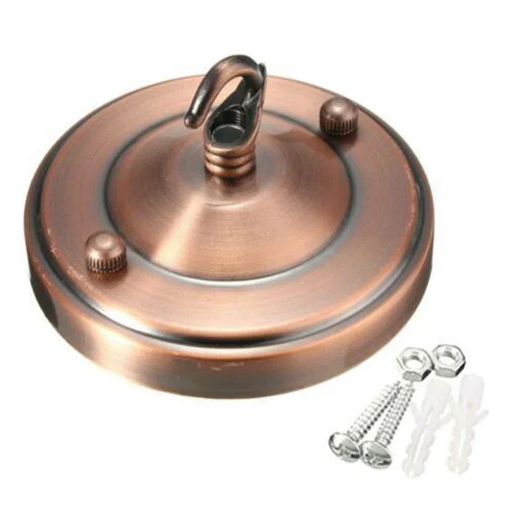 Lamponderdeel plafondplaat houder fitting haak lamp woonkamer hanglamp plaat vervangende rozet 10.5 x 6cm café kroonluchter: Blauw