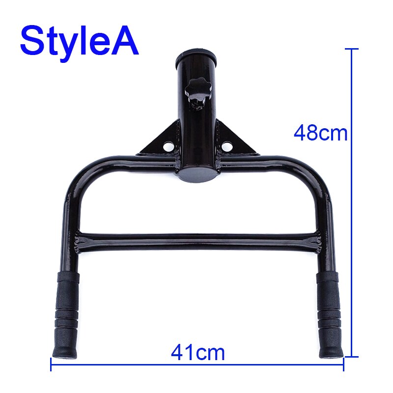 Barbell Shoulder Press Push Bar Weight Lifting Squat Training Handle T-bar Row Landmine Plateform For 50mm Barbell Rod Equipment: Style A