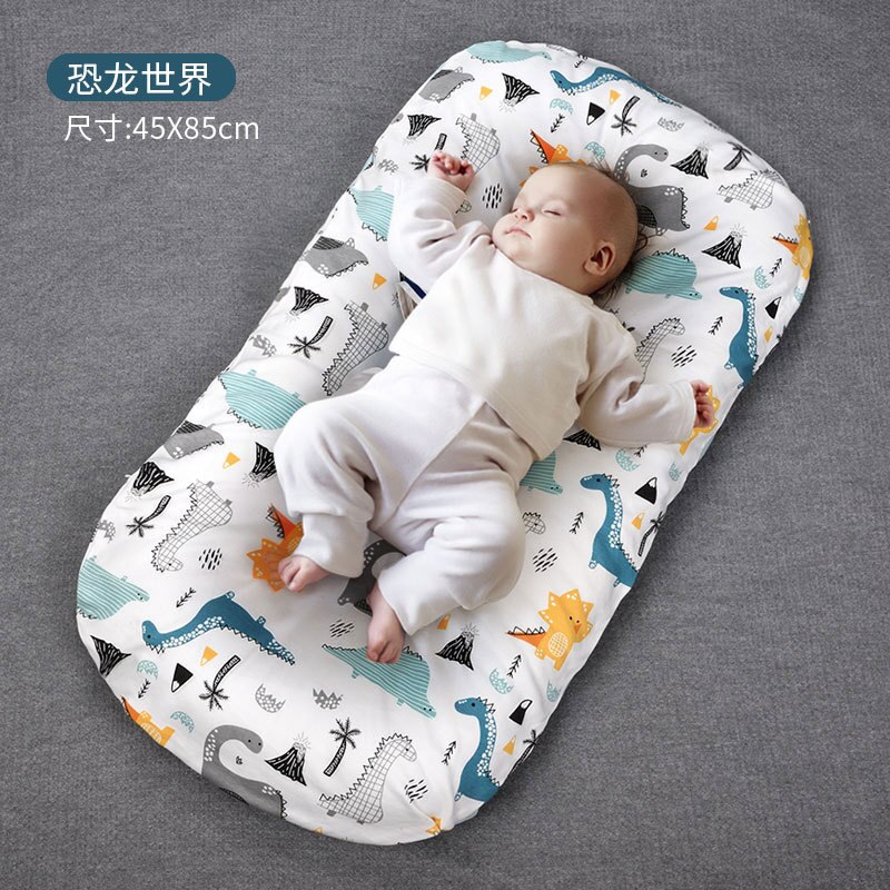 Lit bionique Portable pour bébé, lit à pression en coton, amovible et lavable, nid d&#39;utérus pour -né: Dinosaur
