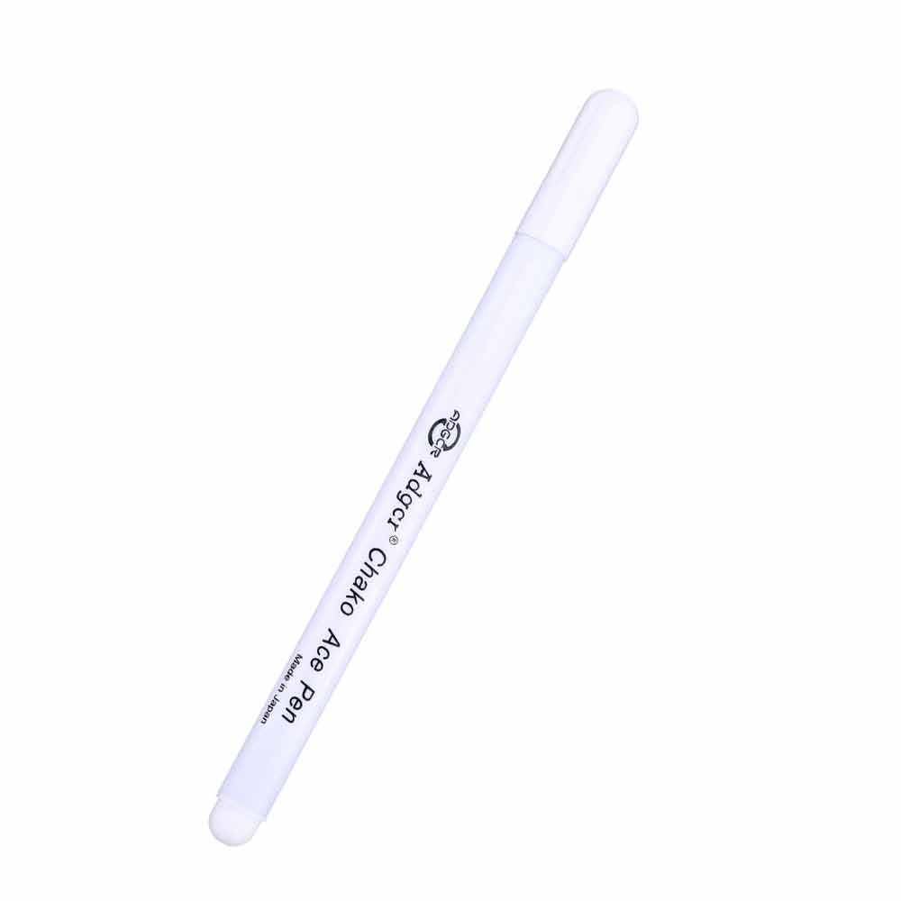 Disappearing Erasable Ink Fabric Marker Pen Water Erasable Pen&Sewing Measuring Gauge for Quilting Dressmaking Sewing Tool: White