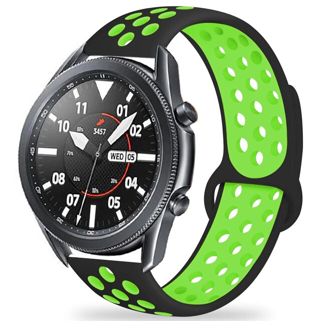 20mm pulseira para garmin vivoactive 3 música vivove hr silicone respirável pulseira esportiva para forerunner 245 645 venu sq cinta: 2