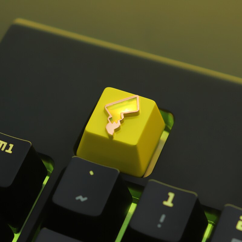 1pc Zinc Aluminium Alloy Key Cap for MX switch Mechanical Keyboard Stereoscopic relief keycap for Sakura Switch R4 Height
