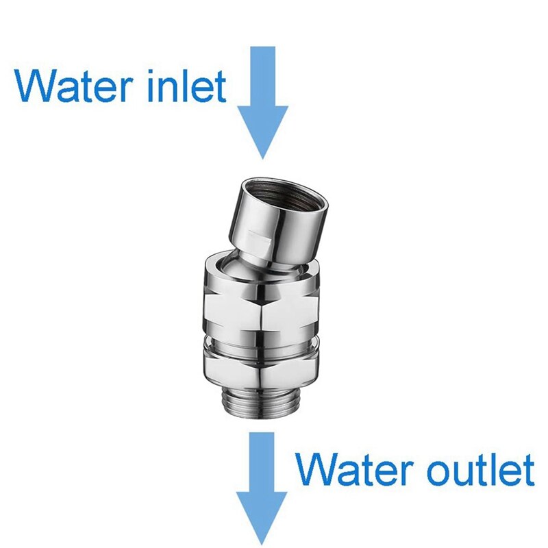 Shower Head Rotating Ball Adapter Adjustable Shower Arm Connector Br Spherical Shower