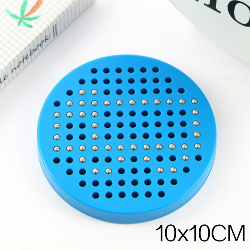 Magnetisch bal tekenbord met pen, kinderen leren tekenen, schetsblok, tablet, educatief speelgoed voor kinderen, notitieboek voor volwassenen: Blauwe ronde