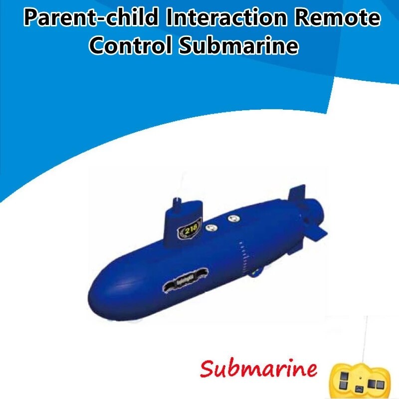 Interactieve Diy Assemblage Elektrische Rc Submarine Speelgoed 30.5Cm Stam Wetenschap Onderwijs Afstandsbediening Submarine Boot Water Speelgoed