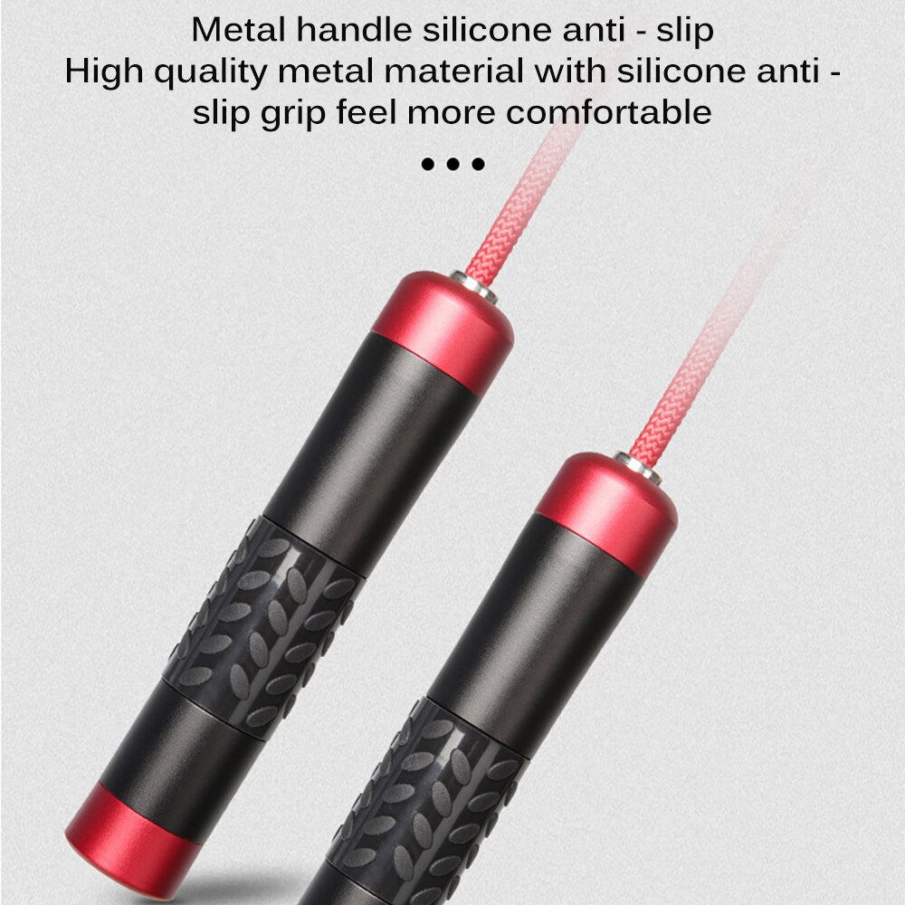 3.2m Jump Rope Speed Weighted Adjustable Wire Skip... β Grandado