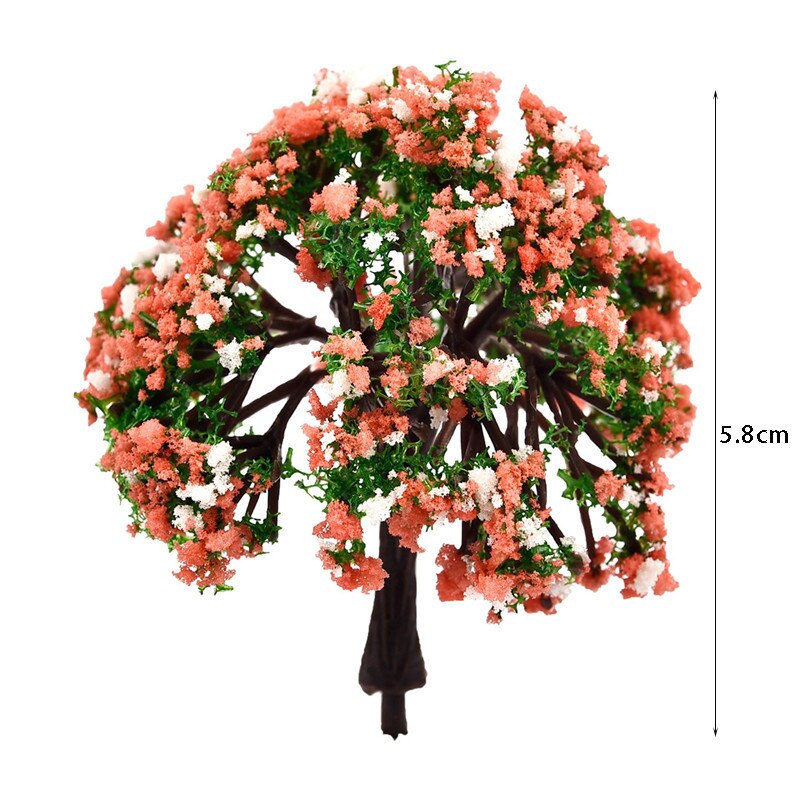 1pc mini tre kunstig hage miniatyr harpiks håndverk hjemmedekorasjon mikro landskap bonsai plante: Stil 009