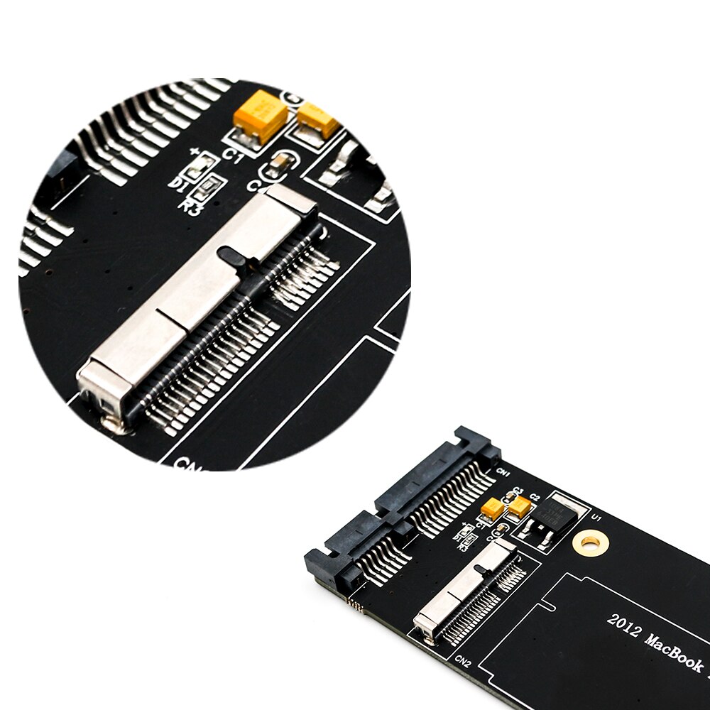18pin+8pin SSD to 2.5inch SATA Adapter Card HDD Hard Disk Drive for Macbook Air /Pro Retina Model A1465 A1466 Desktop