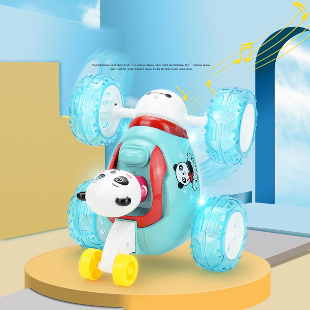 Stunt remote control car music light high speed 360 degree rotating drift off-road vehicle rc stunt deformation car kids