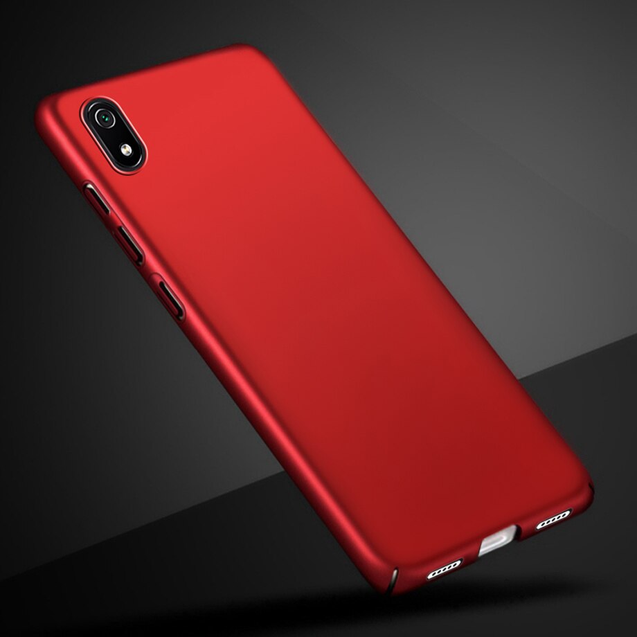 Voor Xiaomi Redmi 7A Case Shockproof Hard PC Bumper Redmi 7A Telefoon Case Voor Xiaomi Redmi 7A Back Cover Voor xiaomi Redmi 7A Fundas: Red