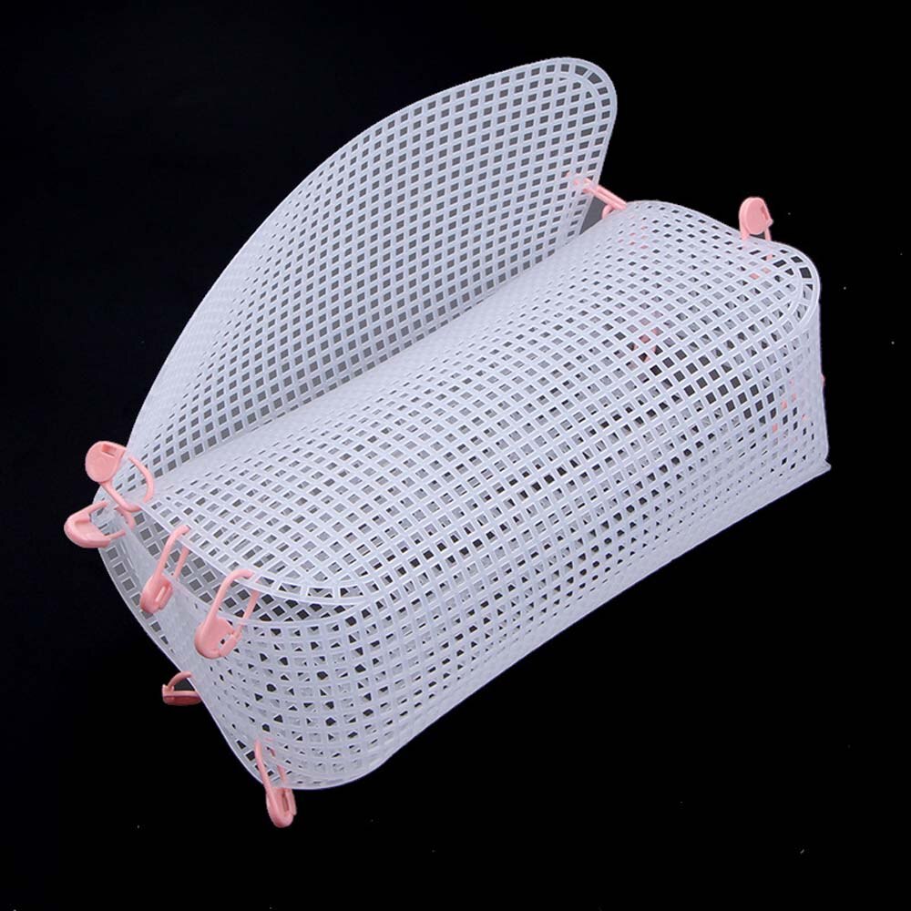 1PC Plastic Sheet Auxiliary Knitting & Weaving Plastic Mesh Sheet Chenille Gold Velvet DIY Bag Accessories Easy Knit Helper