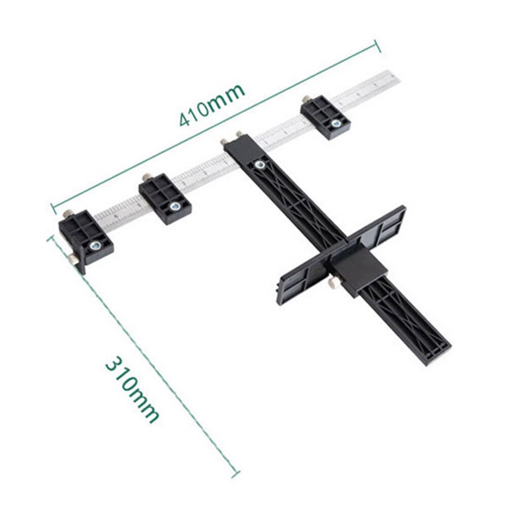 Multi Detachable Hole Punch Jig Tool Home Sleeve Cabinet Hardware Locator Center Punching Drill Bit Guide Woodworking ​Locator