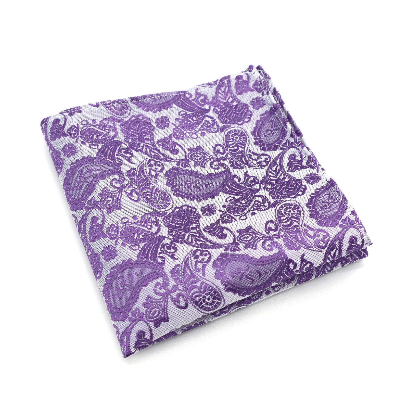 Mens 100% Silk Handkerchief Plaids Paisley Polka Dots Pocket Squares For Suits Jackets Wedding Party pick from 20 Patterns: F012