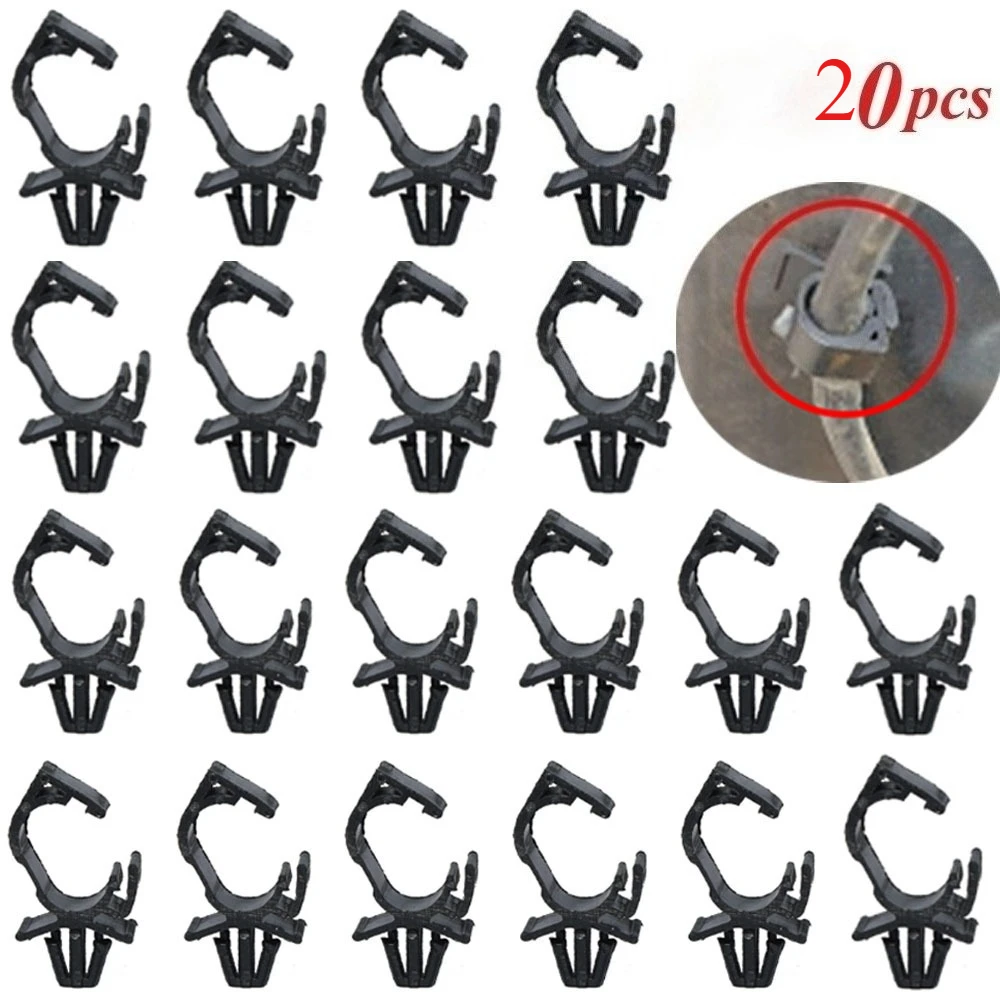10-20Pcs Car Wiring Harness Fastener Auto Cable Fixed Buckle Clip Multifunction Cable Fixed Buckle Universal Car Accessories Tie: Gold