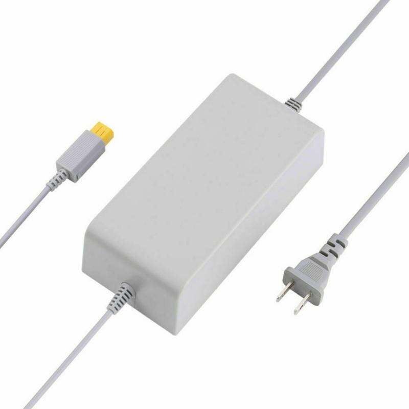 AC Charger Adapter for Nintendo Wii U Gamepad - US/EU Plug - 100-240V Wall Power Supply
