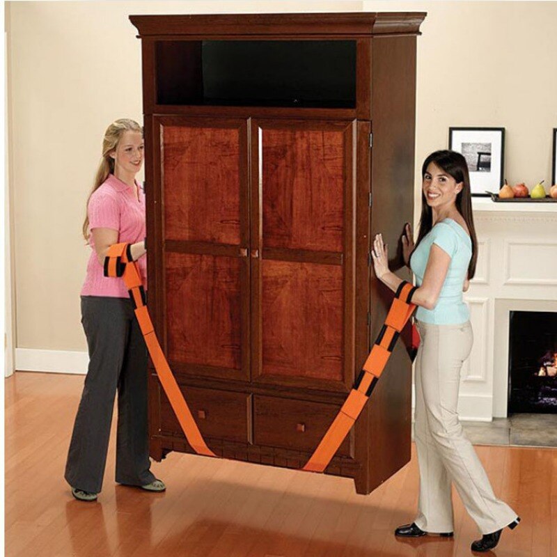 Furniture Moving Straps Carry Rope Heavy Lifting Strap Transport Belts Cords Move Non-Slip Wearable Supplies Hand Protection