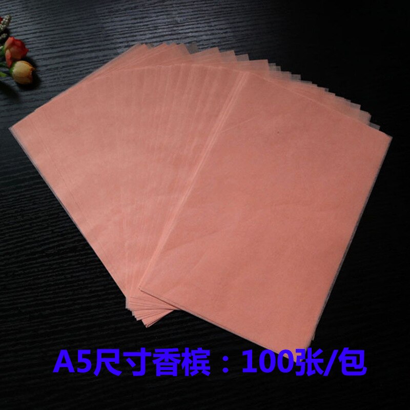 100/80pcs Tissue Paper A4 A5 Copy Tracing Paper Wrapping Paper Shoes Clothes Lining Compartment Moisture-proof Sydney Paper: A5 champagne 100pcs