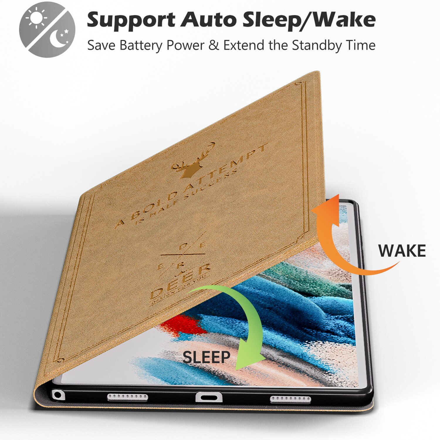 Case For Samsung Galaxy Tab A8 Tablet Cover for Samsung Tab A8 10.5 SM-X200/SM-X205 Flip Folio Stand Protection Case