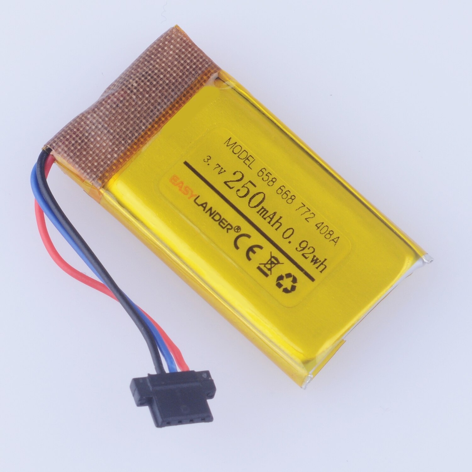 3.7V 250mAh li Polymer battery For DVR MIO mivue 636 mivue 658 mivue 668 MIO mivue 688 MIO mivue 772 MIO mivue 368A 528 536 408A