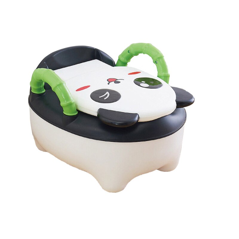 Kind Pot Plastic Cartoon Panda Baby Toilet Training Jongen Meisjes Kids Kind Wc-bril Draagbare Baby kinderen Potje stoelen