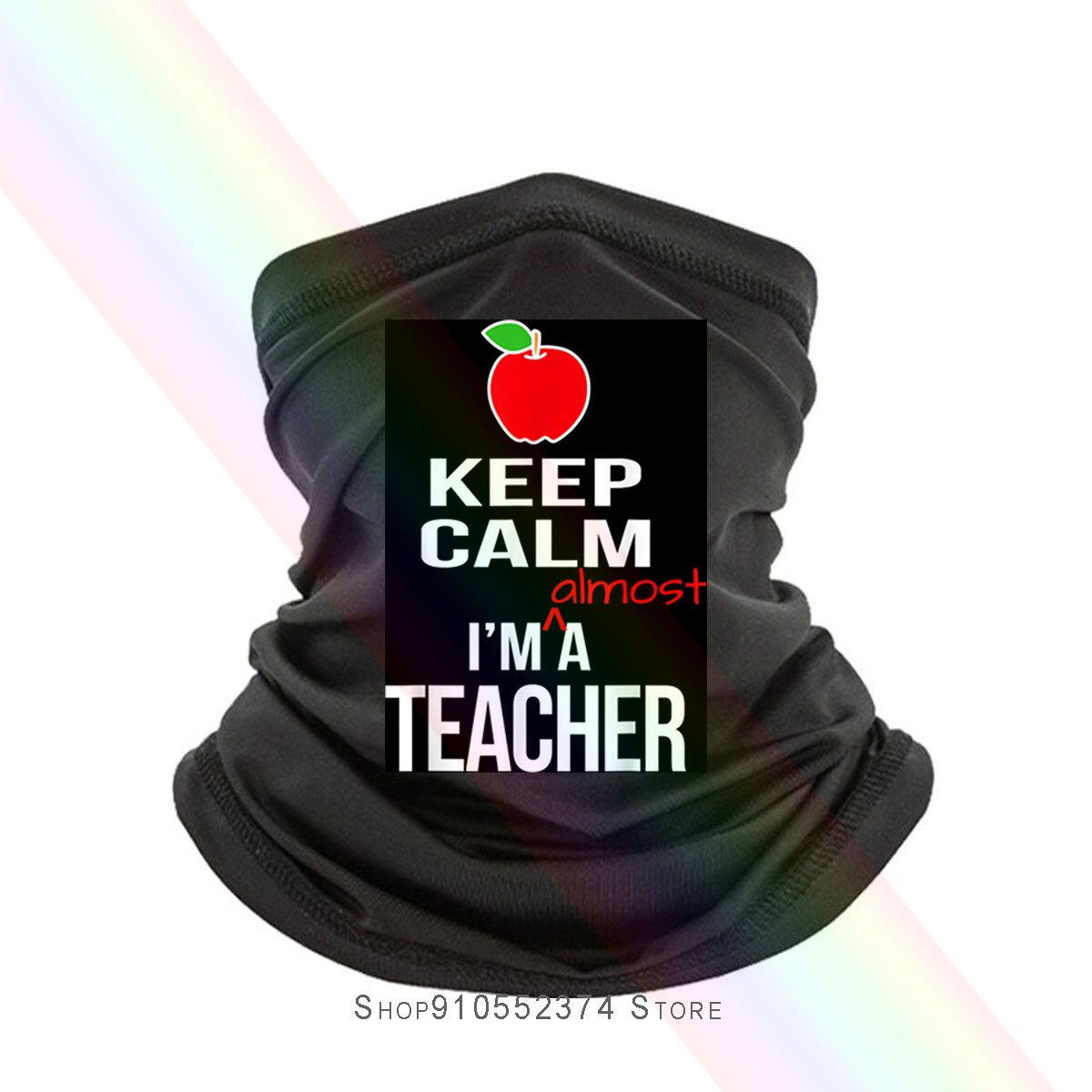 Original Funny Future Teacher Gif Teaching Studen Christmas Bandana Washable Reusable Bandana Cotto: Default Title