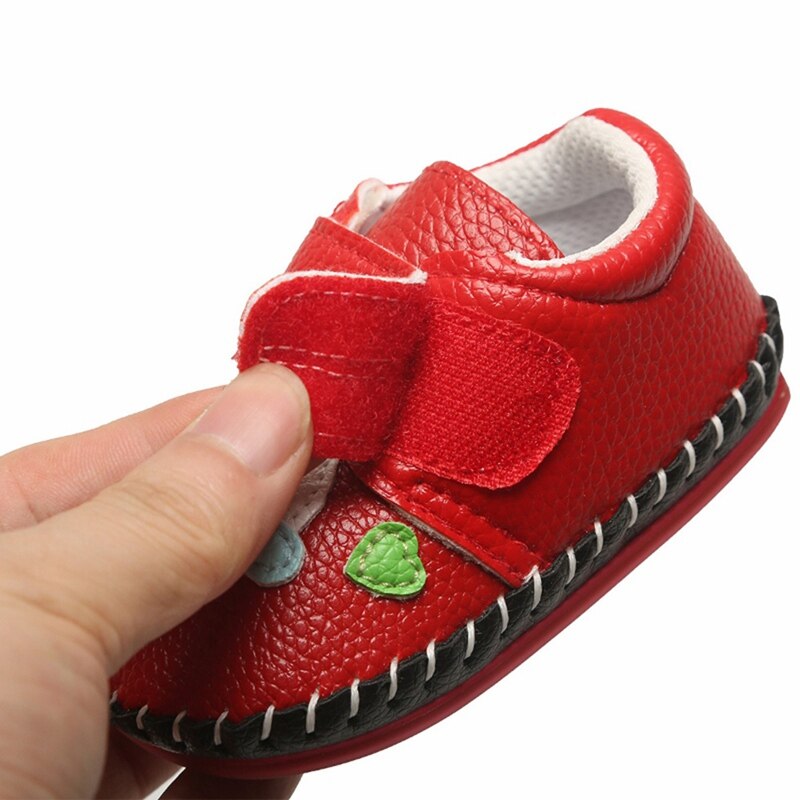 Børn blød sål første rullesko baby pige sommerfugl mønster skridsikre sko sneakers bløde til 0-12m børn