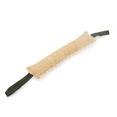 Durable Small Dog Training Bite Tug Toy Beige Chew Dog Interactive Pet Toy German Shepherd Training Dog Toy: L